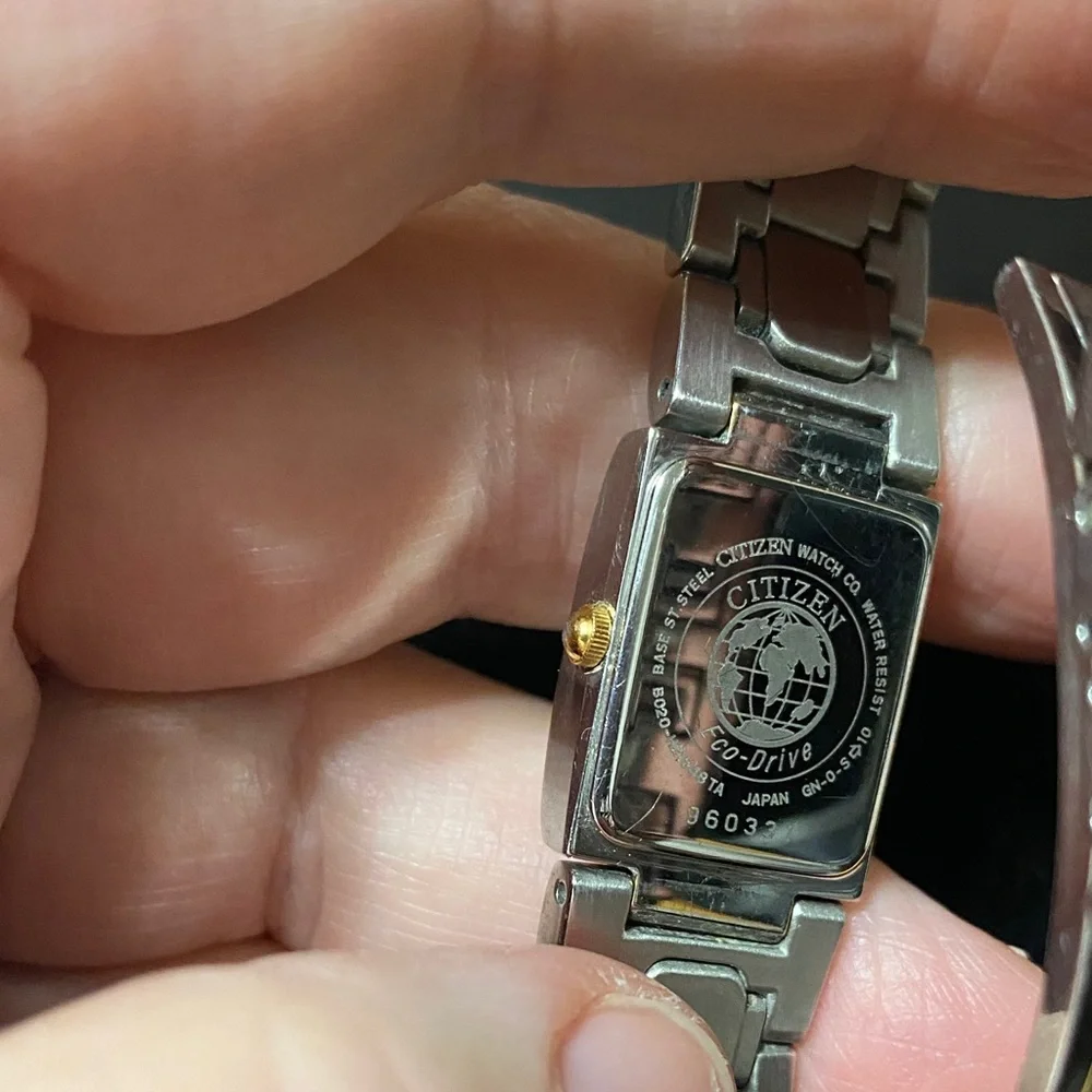 Citizen vintage Eco-Drive Silver and Gold Watch